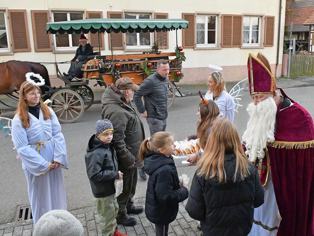 Nikolausfahrt mit dem Fahrstall Lohrer in Meienheim