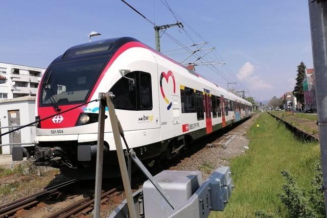 Die S-Bahn-Zge im Wiesental sind noch gut in Schuss - versichert die SBB