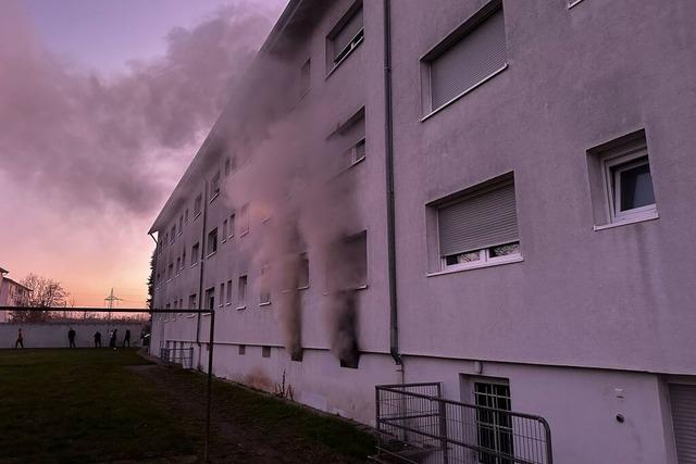 Ursache und Schadenshhe des Brandes in Weil am Rhein-Haltingen sind noch unbekannt