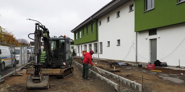 Der Neubau des Kindergartens Sankt Mar... Mrz 2025 in Betrieb genommen werden.  | Foto: Herbert Frey