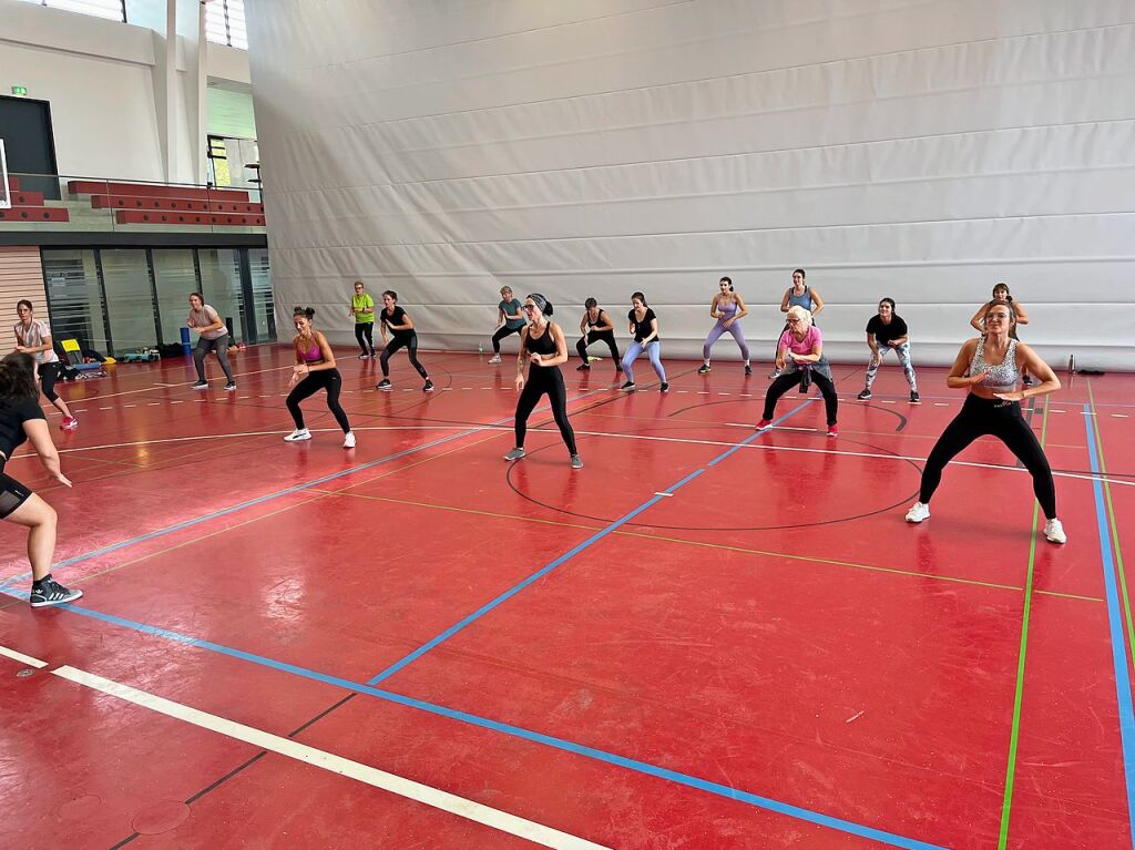 Oktober: Beim Gesundheitstag des Turnvereins Ichenheim gab es viele sportlichen Angebote zum Ausprobieren.