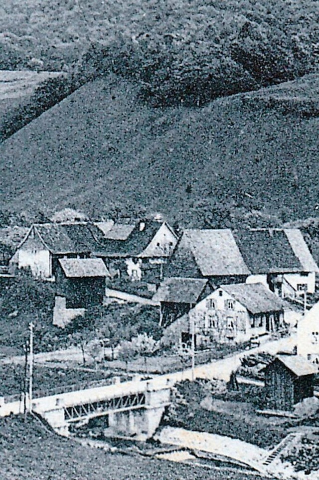 Die 1882 vom Hochwasser vllig zerstr...urde  in massiver Bauweise neu gebaut.  | Foto: Ernst Brugger