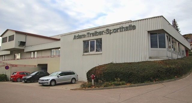 Die Btzinger Sporthalle muss saniert ...muss oder ob ein Neubau gnstiger ist.  | Foto: Horst David