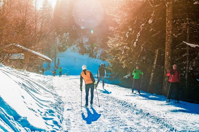 Winterfreuden auf der Loipe des Skiclubs Malsburg-Marzell  | Foto: Birgit-Cathrin Duval