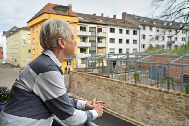 Diese Freiburgerin wohnt mit Blick auf den Pergolaplatz