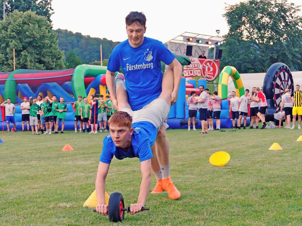 Juli: Beim Sportfest in Drlinbach gibt es lustige Aufgaben zu bewltigen.