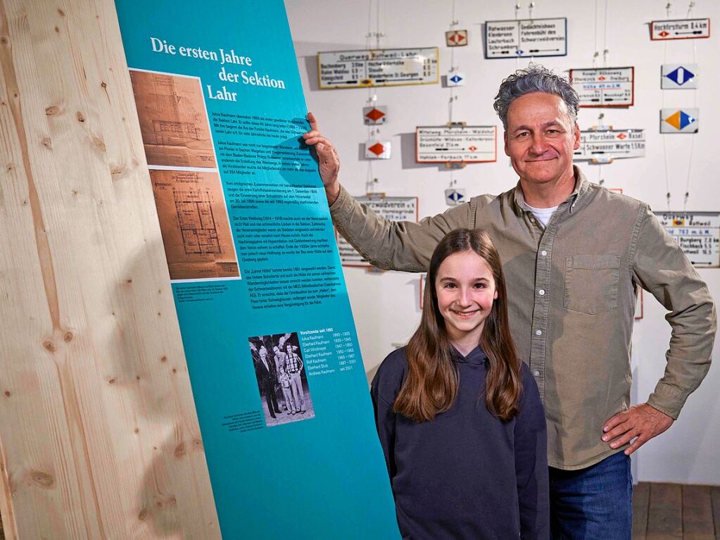 Der Lahrer Schwarzwaldverein feiert den 150. Geburtstag bei bester Gesundheit und ohne Zukunftsngste. Olivia End, Tochter des Vorsitzenden Andreas Kaufmann, ist bereits als Wanderfhrerin aktiv.