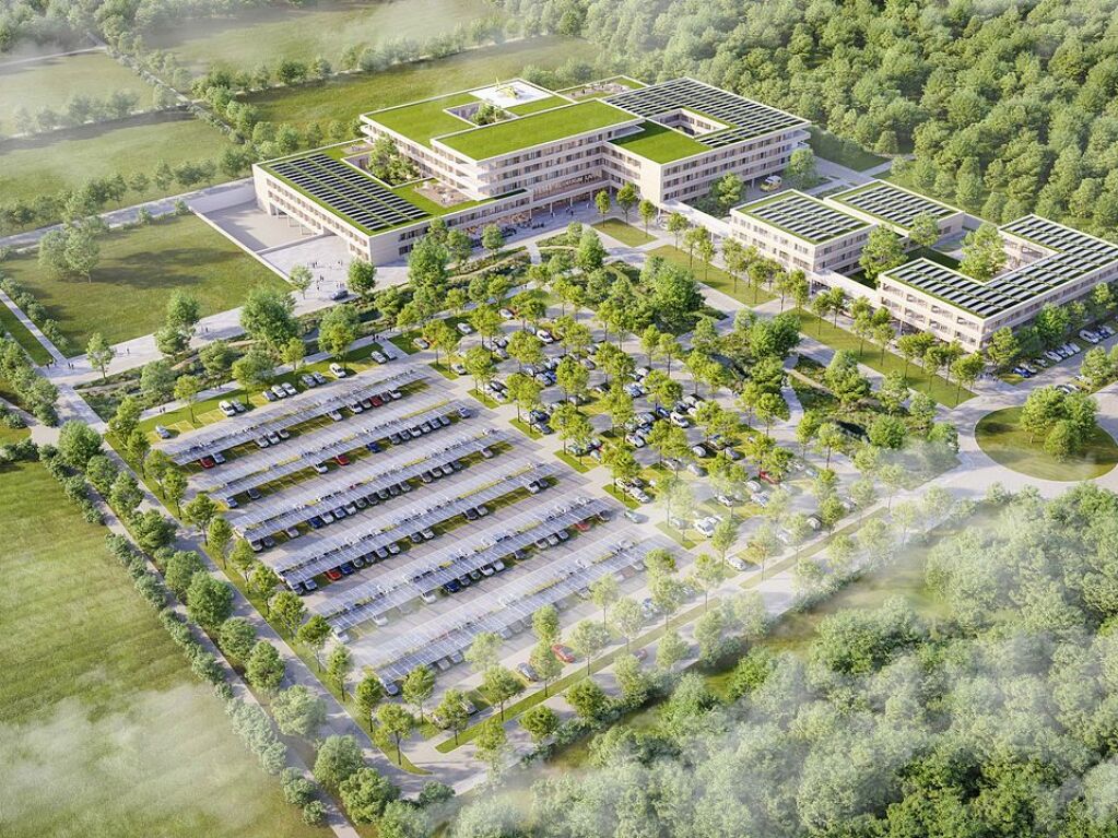 Anfang Mai wird der Siegerentwurf fr das neue Klinikum ffentlich. Geplant ist ein Gebudekomplex in L-Form an der B415 in Langenwinkel. Inwieweit es Frderung vom Land gibt, bleibt bis Jahresende unklar.