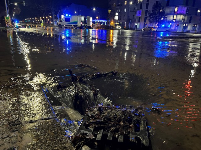 Ein Rohr einer zentralen Versorgungsleitung ist gebrochen. (Foto aktuell)  | Foto: Julius Schreiner/dpa