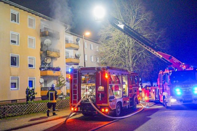 Zwei Verletzte nach Wohnungsbrand in Lahr-Kippenheimweiler