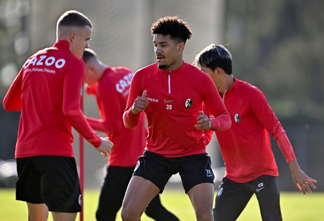 Kenneth Schmidt im Trainingslager des SC Freiburg.  | Foto: Achim Keller