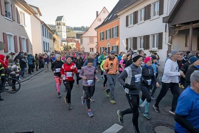 1200 Sportler und Sportlerinnen geben in Britzingen dem alten Jahr den Laufpass