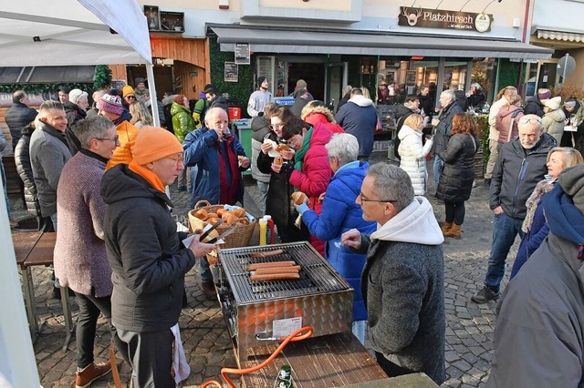 Am Platzhirsch in Lahr war traditioneller Silvestertreff.   | Foto: Wolfgang Knstle