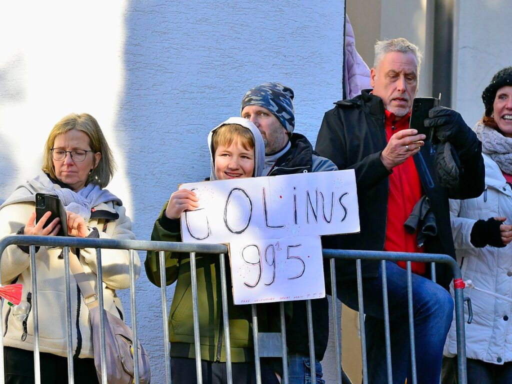 Nicht nur Linus hatte seine Fans auf der Strecke.