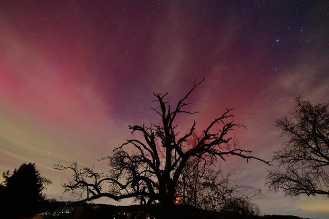 Polarlichter leuchten ber Baden-Wrttemberg