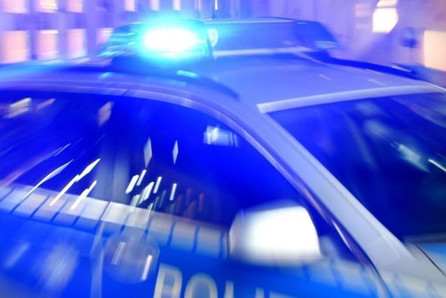 Betrunkener Autofahrer fhrt aus Kreisverkehr in Waldstck