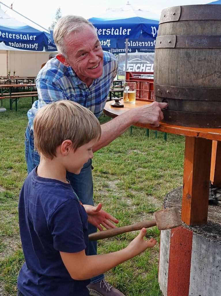 Juli: Das Bockbierfest bringt Alt und Jung zusammen.