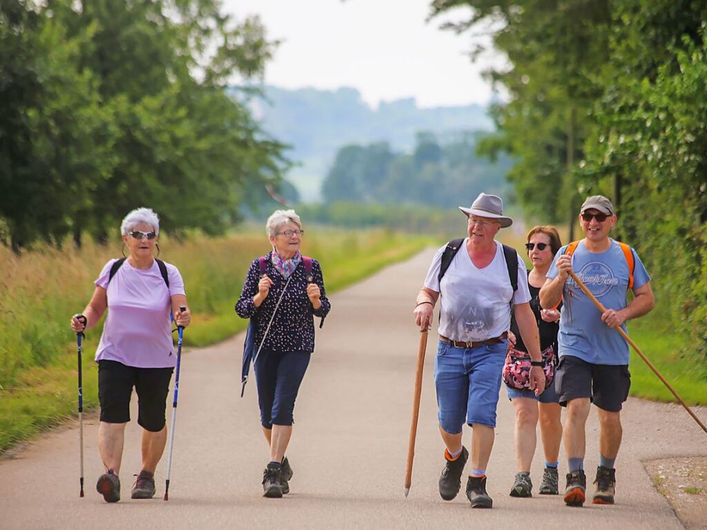 Juni: Der letzte Volkswandertag der Volkssportfreunde Grafenhausen