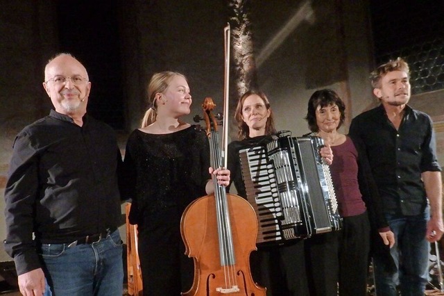 Musica Mundi: (von links) Albrecht Haa...e Rieber, Jutta Haaf und Tilo Wachter.  | Foto: Bianca Flier