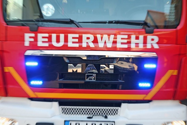 Die Feuerwehr war im Einsatz. | Foto: Bastian Henning Die Feuerwehr war im Einsatz. | Foto: Bastian Henning