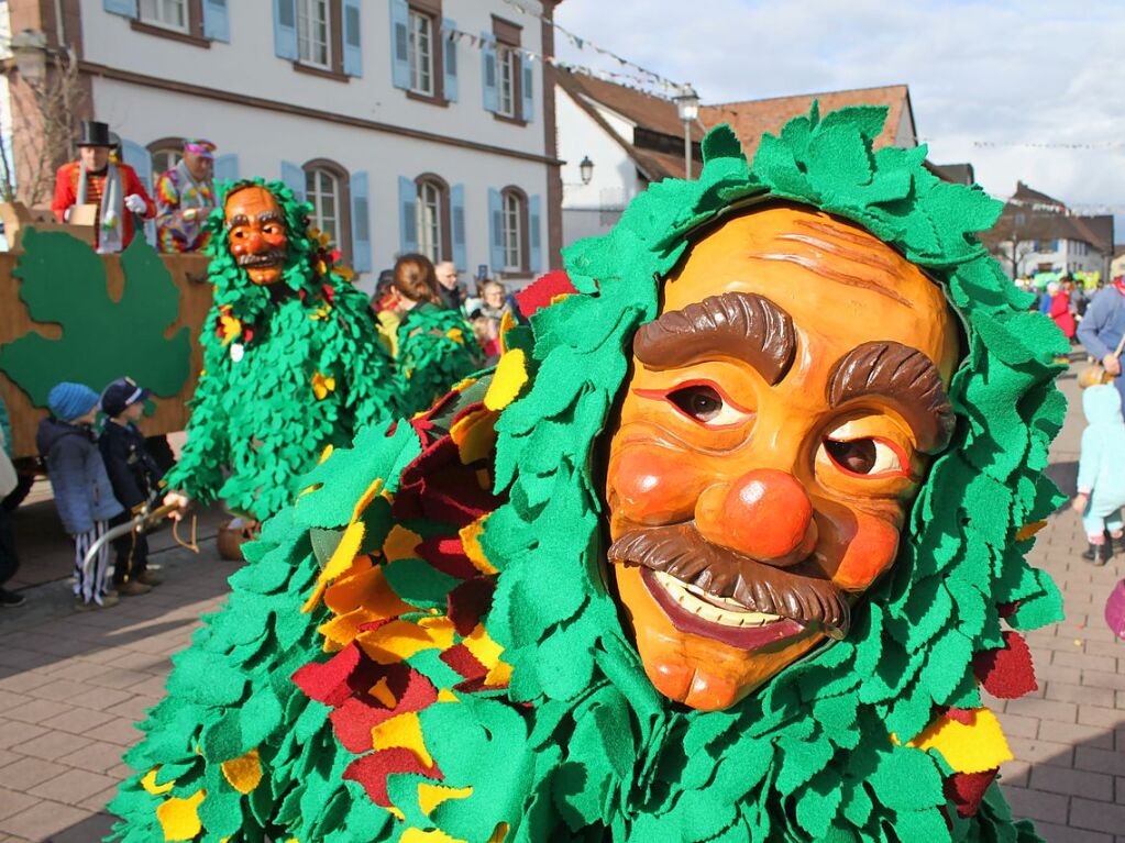 Januar: gute Stimmung beim Fasentumzug