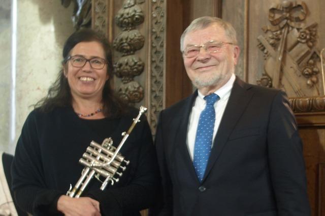 Besonderer Gast im St. Blasier Dom: Mit Trompete und Orgel ins Neue Jahr