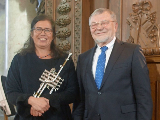 Das feierliche Neujahrskonzert im St. ...kobratovic und Organist Bernhard Marx.  | Foto: Karin Stckl-Steinebrunner