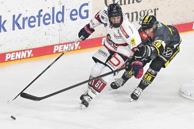 EHC Freiburg gewinnt mit letztem Aufgebot bei den Krefeld Pinguinen