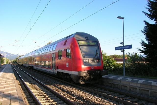 Bahn verzichtet auf Halt in Teningen-Mundingen – wegen Hochwassers