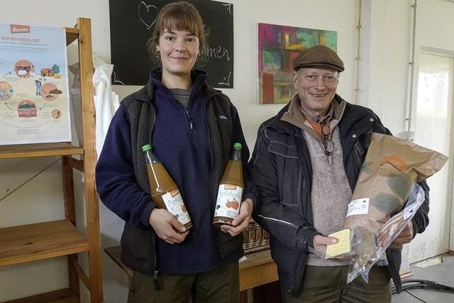 Verein verkauft Bio-Produkte in Selbstbedienungsladen