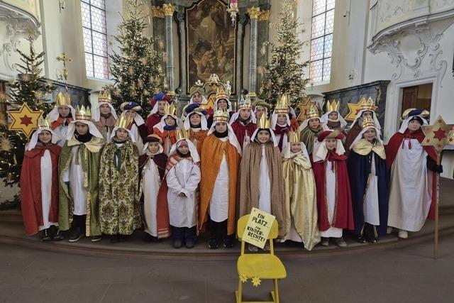 Sternsinger sammeln Geldspenden fr Kenia