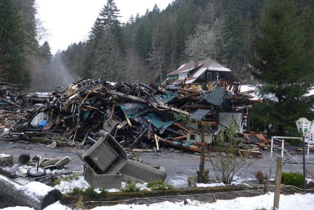 Ehemaliges Landhotel Walkenmhle in Bonndorf abgebrannt – hoher Sachschaden