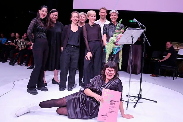 Eine Theater-AG am  &#8222;Grimmels&#8...Nun gab es den Theaterpreis des Bundes  | Foto: Dorothea Tuch