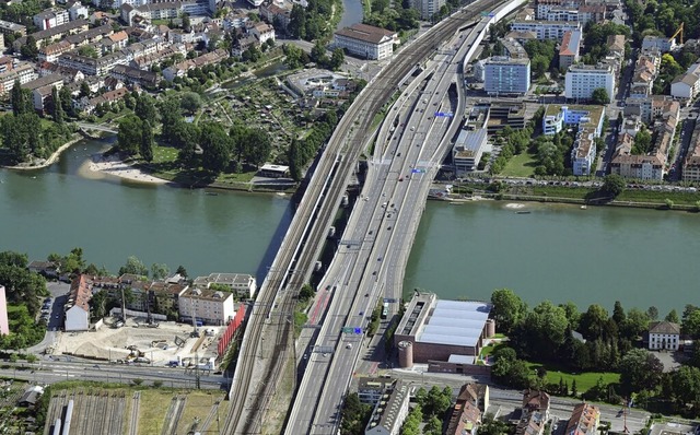 stlich der Schwarzwaldbrcke, die von...ufen und die Strecke entlasten sollen.  | Foto: Erich Meyer