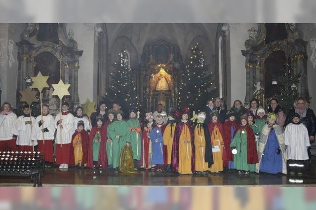 Sternsinger sammeln fr Kinder in Not