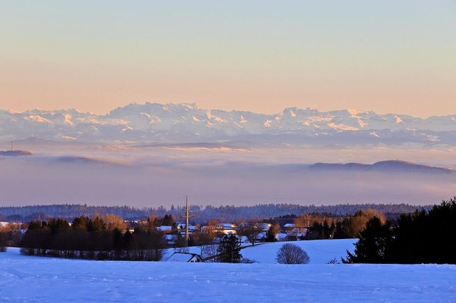 Schnee wie hier in Rickenbach gab&#821...mber, zu Weihnachten allerdings nicht.  | Foto: Tanja Ecker