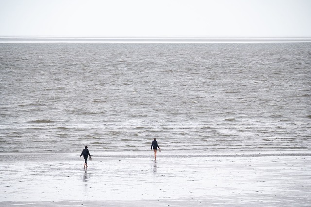 Das Bundesamt f&uuml;r Seeschifffahrt ...des Oberfl&auml;chenwassers ermittelt.  | Foto: Jonas Walzberg/dpa