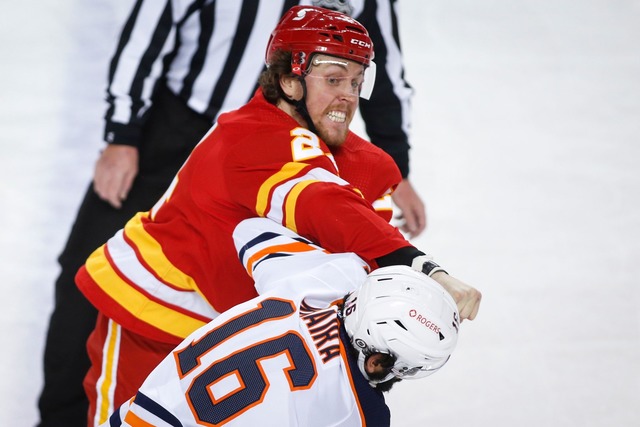 Brett Ritchie wechselt in die DEL und schlie&szlig;t sich Schwenningen an.  | Foto: Jeff Mcintosh/The Canadian Press/AP/dpa