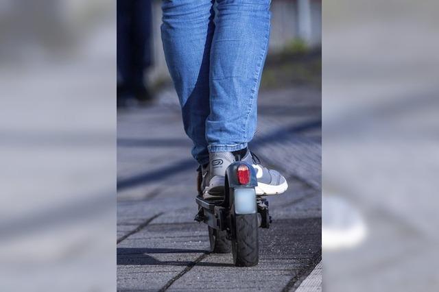 E-Scooter in der Marktstrae beschlagnahmt