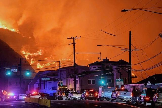 Das Flammeninferno rund um Los Angeles