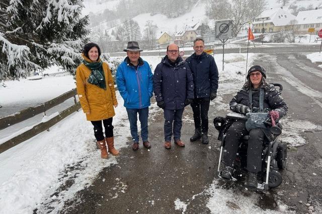 Sarah Hagmann wnscht sich barrierefreiere Lsungen fr den Umbau der B317 in Schlechtnau