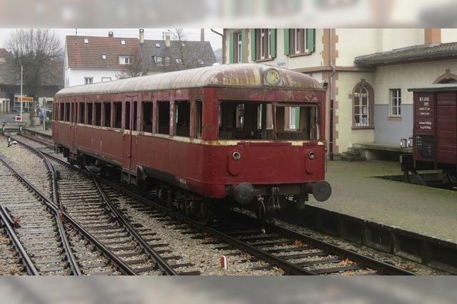 Historischer Triebwagen ist zurck