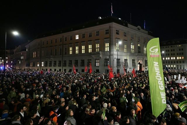 Zehntausende protestieren in sterreich gegen Rechts