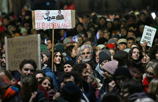 Dutzende zivilgesellschaftliche Organisationen riefen zu der Kundgebung auf.  | Foto: Helmut Fohringer/apa/dpa