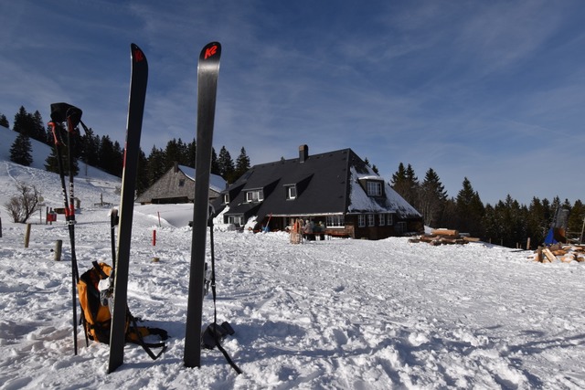 Vor dem Rodelvergngen an der Baldenwe...ine Pause in der gemtlichen Stube an.  | Foto: Silke Kohlmann