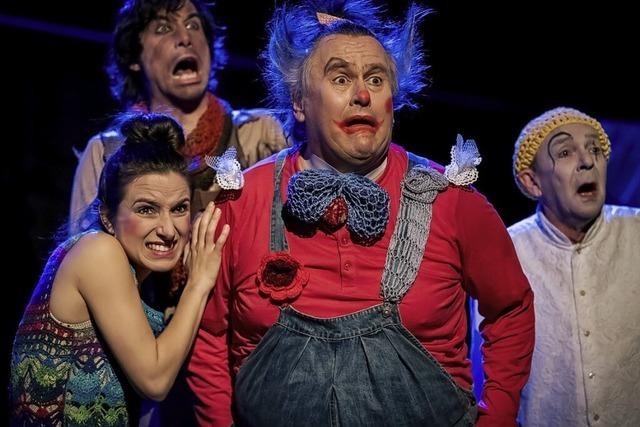 Zum Auftakt des Theaterfestival Allez-Hopp spielt das Theater Baden Alsace in Neuried das Stck Zirkus Fantastica