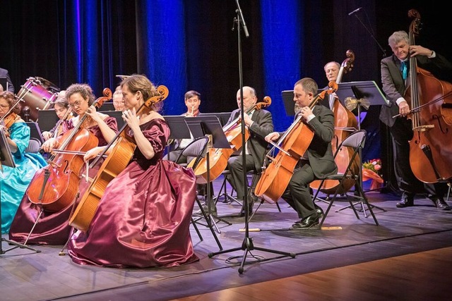 Das Symphonieorchester Cht gastierte ...sischen Kulturzentrum Art&#8217;Rhena.  | Foto: Etienne Straub