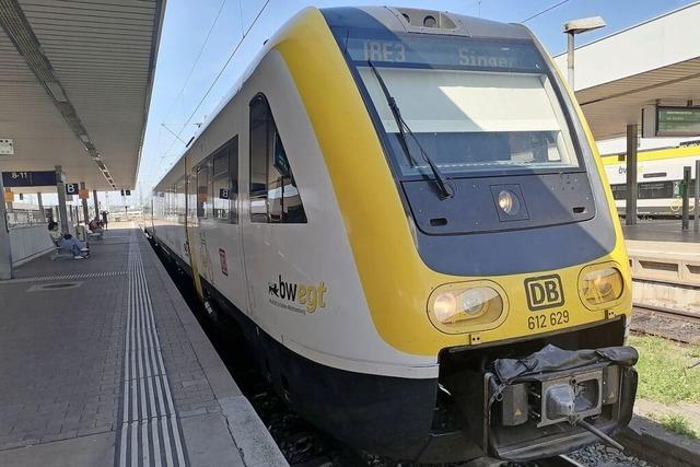 Fahrplannderung auf Hochrheinbahn wegen Baustellen