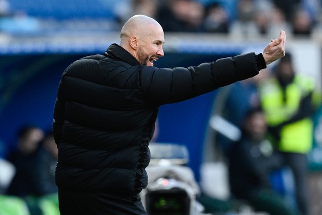 Hoffenheims Trainer Christian Ilzer kann einfach nicht mehr gewinnen  | Foto: Uwe Anspach/dpa