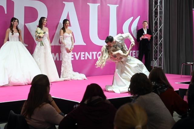 Die Hochzeitsmesse "Trau" in Freiburg lockte Heiratswillige an